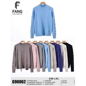 Sweter damski z golfem  S/M-L/XL