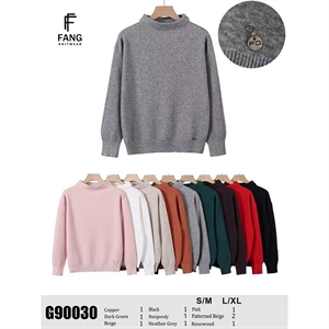 Sweter damski z golfem  S/M-L/XL