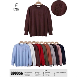 Sweter damski okrągły