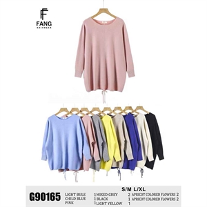 Sweter damski okrągły  S/M-L/XL