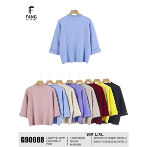 Sweter damski okrągły  S/M-L/XL