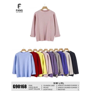 Sweter damski okrągły  S/M-L/XL