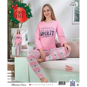 Piżama ocieplana damska  M-2XL