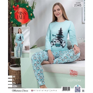 Piżama ocieplana damska  M-2XL