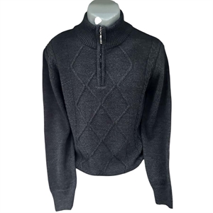 Sweter męski gruby na pół suwak produkt Turecki  M-2XL