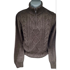 Sweter męski gruby na pół suwak produkt Turecki  M-2XL