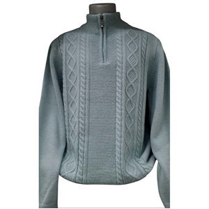 Sweter męski gruby na pół suwak produkt Turecki  M-2XL