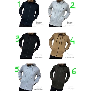 Bluza męska rozpinana na zamek z kapturem produkt Turecki  M-2XL