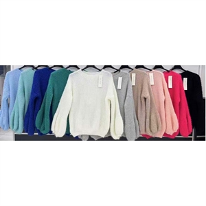 Sweter damski okrągły