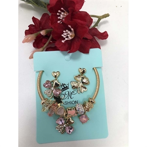 Komplet biżuterii kolczyki i bransoletka