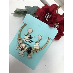 Komplet biżuterii kolczyki i bransoletka