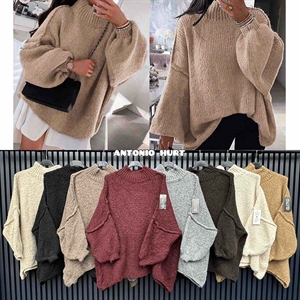 Sweter damski z półgolfem biust (180cm)