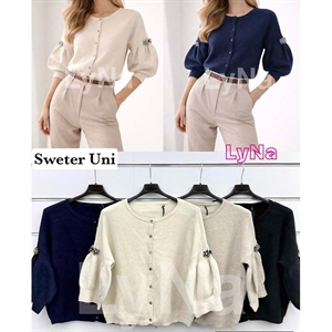 Sweter damski zapinany na guziki