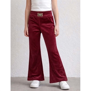 Spodnie dzwony welurowe dziewczęce (4-14)