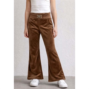 Spodnie dzwony welurowe dziewczęce (4-14)