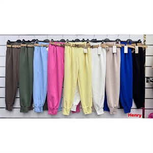 Spodnie damskie z paskiem produkt Włoski