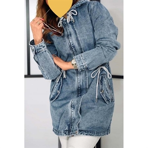 Kurtka długa jeansowa  XS-XL