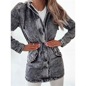 Kurtka długa jeansowa  XS-XL