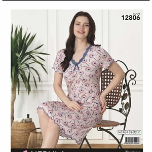 Koszula nocna wiskoza damska produkt Turecki  M-3XL