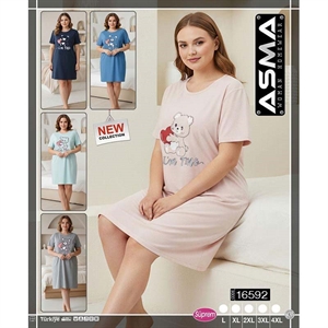 Koszula nocna bawełniana damska produkt Turecki  L-4XL