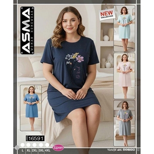 Koszula nocna bawełniana damska produkt Turecki  L-4XL