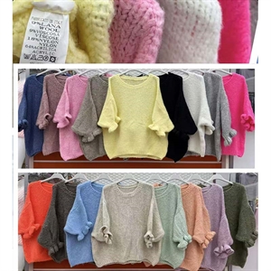 Sweter damski okrągły