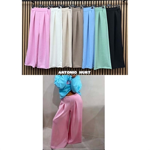 Spodnie szerokie nogawki damskie produkt Włoski