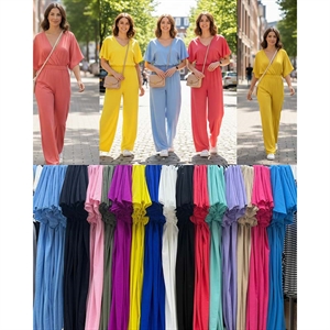 Kombinezon damski z krótkim rękawem produkt Włoski