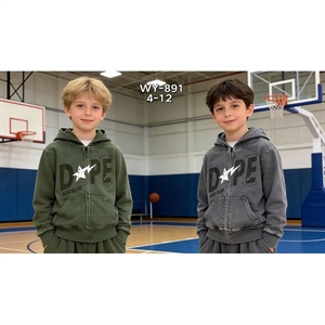 Bluza chłopięca z kapturem (4-12)