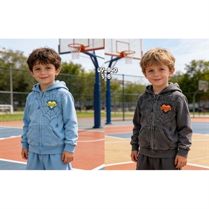 Bluza chłopięca z kapturem (3-8)