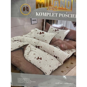 Komplet pościel 100% NIE FARBUJĄCE - 3cz - 160cm x 200cm