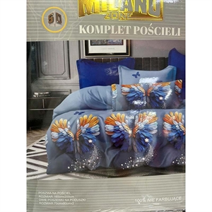 Komplet pościel 100% NIE FARBUJĄCE - 3cz - 160cm x 200cm