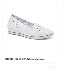 Buty wsuwane damskie 36-41