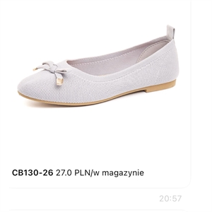 Baleriny damskie 36-41