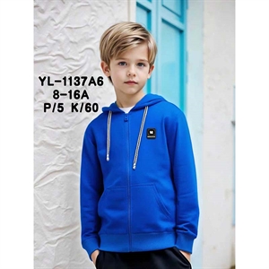 Bluza chłopięca z kapturem (8-16)