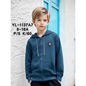 Bluza chłopięca z kapturem (8-16)