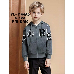 Bluza chłopięca z kapturem (4-12)