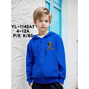 Bluza chłopięca z kapturem (4-12)