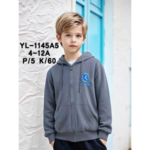 Bluza chłopięca z kapturem (4-12)