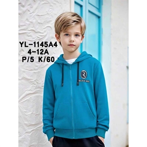 Bluza chłopięca z kapturem (4-12)