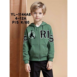 Bluza chłopięca z kapturem (4-12)