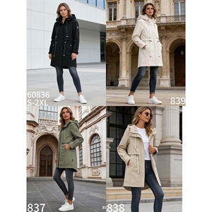 Płaszcz damski (S-2XL)