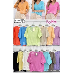 Sweter damski krótki rękaw