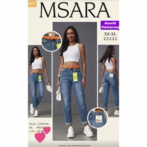 Jeansy damskie M'sara  XS-XL