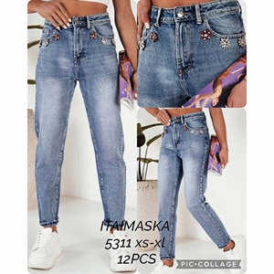 Jeansy damskie  XS-XL