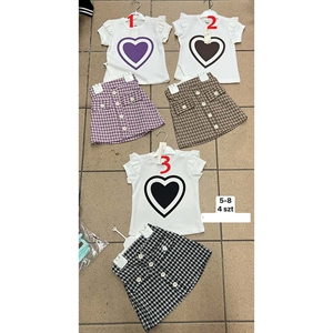 Komplet dziewczęcy 5-8 lat