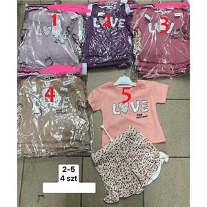 Komplet dziewczęcy 2-5