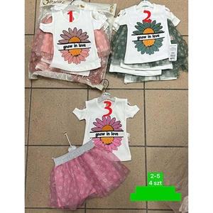 Komplet dziewczęcy 2-5 lat