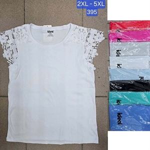 Bluzka damska krótki rękaw 2XL-5XL