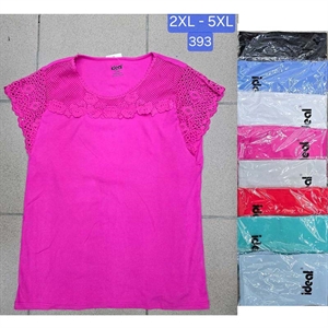 Bluzka damska krótki rękaw 2XL-5XL